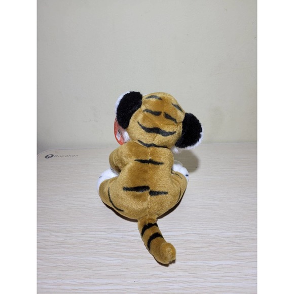 Fiesta Cutie Cubs Tiger Plush sitting bean bag 7" - Picture 3 of 6